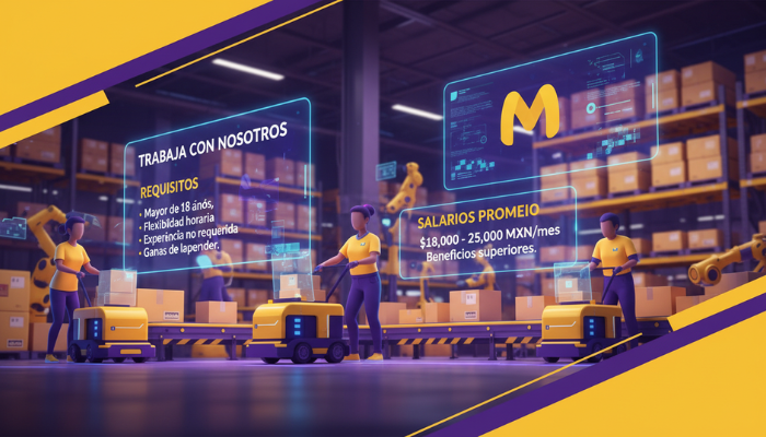 Trabajo en centros de distribución en Mercado Libre