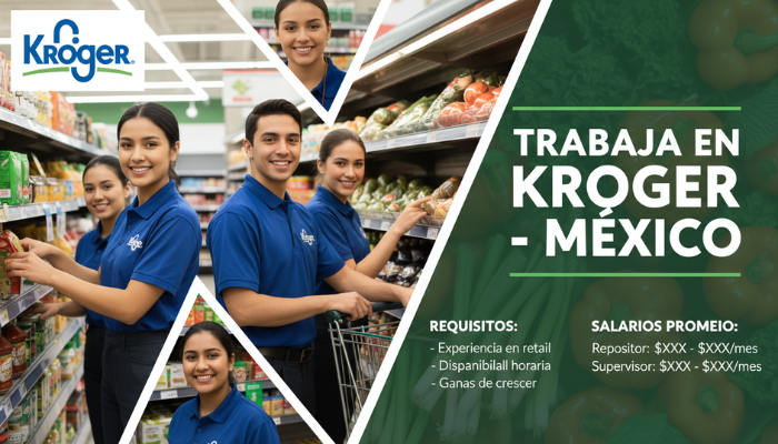 Trabajo en supermercados México como Repositor en Kroger