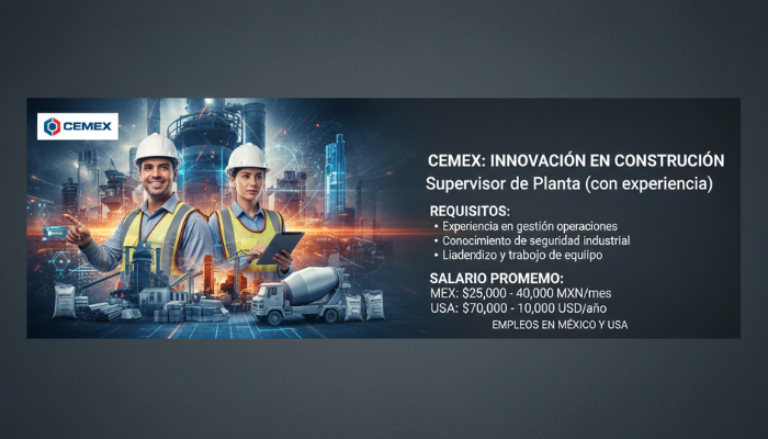 Empleo industrial de materiales de construcción en CEMEX