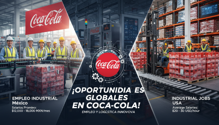 Empleo industrial en plantas embotelladoras- Coca-Cola